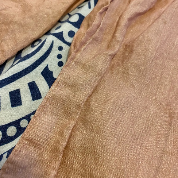 CAPRI!💙👖BIANCA NYGARD CROPS!👖💙10 RUN SMALL BEAUTIFUL METALLIC PEACH PINK EUC - Picture 9 of 16